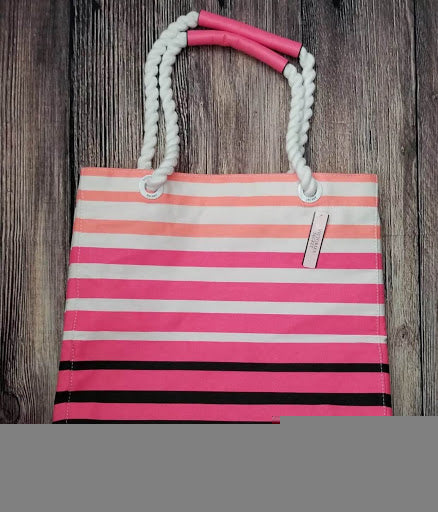 Victoria's Secret Yoga Bag with Pink Stripes